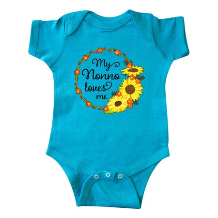 Inktastic My Nonno Loves Me with Sunflower Wreath Gift Baby Boy or Baby Girl Bodysuit
Inktastic My Nonno Loves Me with Sunflower Wreath Gift Baby Boy or Baby Girl Bodysuit