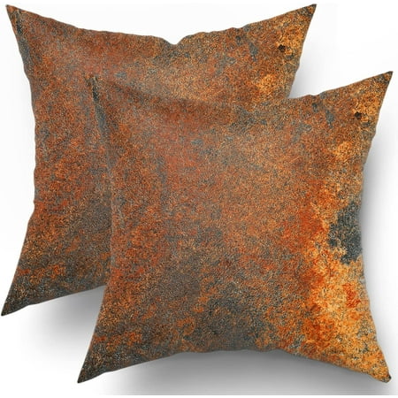 Rust Throw Pillows 16x16 In Orange Rust Pillow Cover Colorful Metal Rusty Steel Iron Structure Decorative Couch Pillow Cases with Zipper Set of 2 Home Decor for Living Room Bedroom Cushion Outdoor
Rust Throw Pillows 16x16 In Orange Rust Pillow Cover Colorful Metal Rusty Steel Iron Structure Decorative Couch Pillow Cases with Zipper Set of 2 Home Decor for Living Room Bedroom Cushion Outdoor