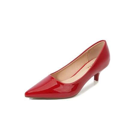 Ritualay Ladies Dress Shoes Comfort Pumps Slip On Work Pump Fashion Breathable Mid Heels Party Daily Pointed Toe Heeled Shoe Red 11
Ritualay Ladies Dress Shoes Comfort Pumps Slip On Work Pump Fashion Breathable Mid Heels Party Daily Pointed Toe Heeled Shoe Red 11