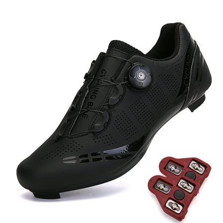 FULORIS Unisex Road Bike Cycling Shoes Rotating Buckle with Lock Pedal Indoor Riding Shoes