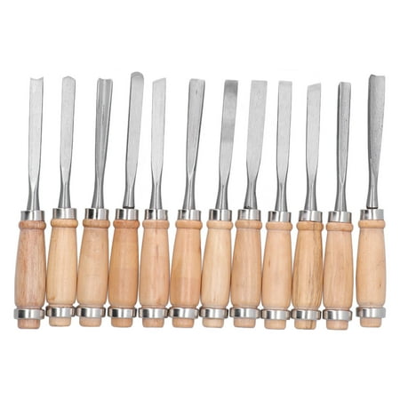 12Pcs Wood Turning Chisels Wood Grooves Parting Tools Set Woodworking Carving Accessories 8in
12Pcs Wood Turning Chisels Wood Grooves Parting Tools Set Woodworking Carving Accessories 8in