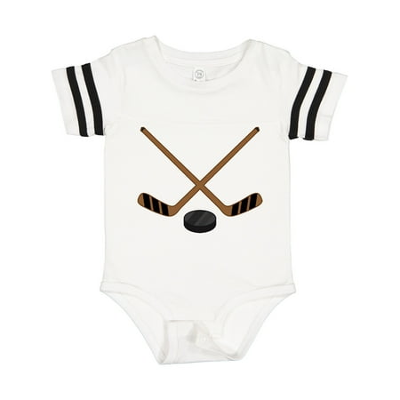 Inktastic Sports Hockey Sticks Gift Baby Boy or Baby Girl Bodysuit