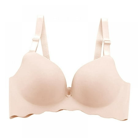 Popvcly Women Seamless Bra Wirefree Wavy Side Basic Solid Comfort Smooth T-shirt Bra
Popvcly Women Seamless Bra Wirefree Wavy Side Basic Solid Comfort Smooth T-shirt Bra