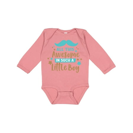 Inktastic All This Awesome In Such A Little Boy - Blue Brown Gift Baby Boy Long Sleeve Bodysuit
Inktastic All This Awesome In Such A Little Boy - Blue Brown Gift Baby Boy Long Sleeve Bodysuit