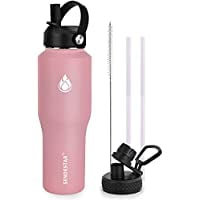 Water Bottle 32oz-64 oz-87oz 2 Lids(Straw lid) Wide Mouth Stainless Steel Vacuum Insulated Double Wall Keep Liquids Cold or Hot All Day Sweat Proof Sport Design(32oz-Peach)
Water Bottle 32oz-64 oz-87oz 2 Lids(Straw lid) Wide Mouth Stainless Steel Vacuum Insulated Double Wall Keep Liquids Cold or Hot All Day Sweat Proof Sport Design(32oz-Peach)