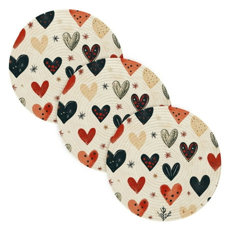 3 Place Mat Pan Bowl Mat Teacup Mat 15x15x24 Inch Tray Mat Kitchen Pot Mat Hot Pot Mat Teapot Mat Table Protective Mat Christmas Cartoon Love
3 Place Mat Pan Bowl Mat Teacup Mat 15x15x24 Inch Tray Mat Kitchen Pot Mat Hot Pot Mat Teapot Mat Table Protective Mat Christmas Cartoon Love