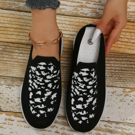 Aayomet Slip on Business Casual Shoes for Women Leisure Women s Slip On Leopard Prints Travel Soft Sole Comfortable Shoes Black 9
Aayomet Slip on Business Casual Shoes for Women Leisure Women s Slip On Leopard Prints Travel Soft Sole Comfortable Shoes Black 9