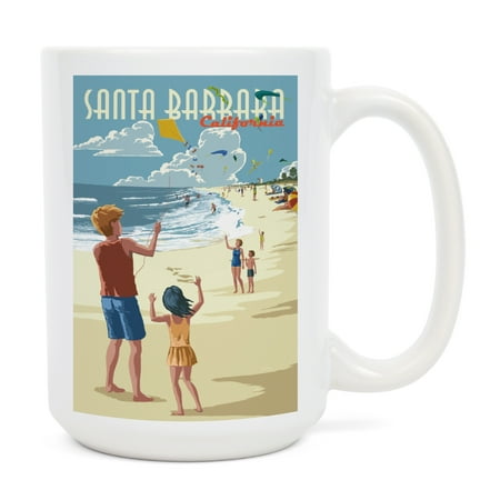 15 fl oz Ceramic Mug Santa Barbara California Kite Flyers Dishwasher & Microwave Safe
15 fl oz Ceramic Mug Santa Barbara California Kite Flyers Dishwasher & Microwave Safe