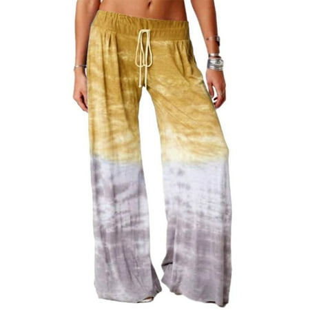 Ruanyu Comfy Pajama Pants for Women Casual Drawstring Tie-dye Gradient Palazzo Lounge Pants Stretch Wide Leg Bottoms
Ruanyu Comfy Pajama Pants for Women Casual Drawstring Tie-dye Gradient Palazzo Lounge Pants Stretch Wide Leg Bottoms