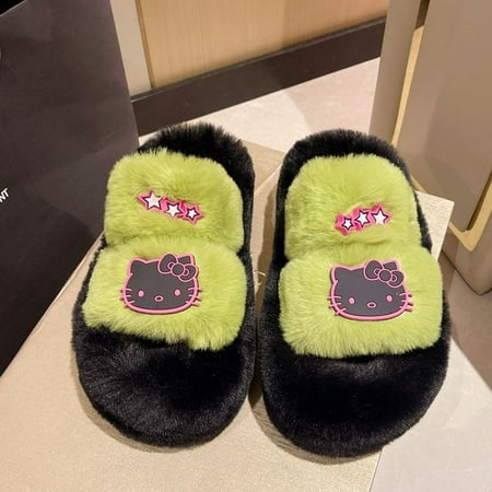 Sanrio Hello Kitty Y2k Luxury Plush Platform Shoes Autumn Winter Outdoor Aesthetic Fuzzy Slippers Women Cute Thick Sole Slip Ons
Sanrio Hello Kitty Y2k Luxury Plush Platform Shoes Autumn Winter Outdoor Aesthetic Fuzzy Slippers Women Cute Thick Sole Slip Ons
