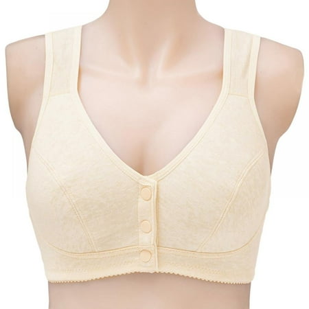 Naiyafly 1Pc Women s Bra without Steel Ring Mother s Underwear Women s Front Open Button Solid Color Gathered Large Women s Underwear Skin Color 40/90BC
Naiyafly 1Pc Women s Bra without Steel Ring Mother s Underwear Women s Front Open Button Solid Color Gathered Large Women s Underwear Skin Color 40/90BC