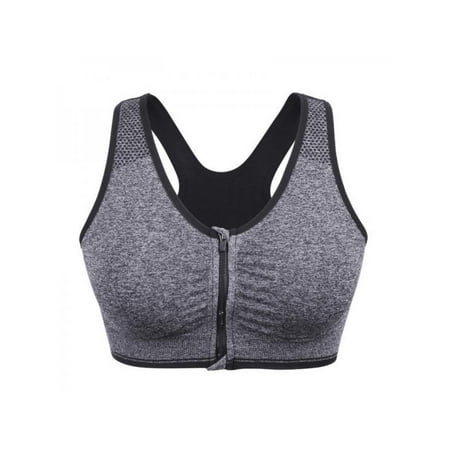 Women Pure Color Plus Size Ultra-thin Large Bra Sports Bra Front Zipper Full Cup Padded Tops
Women Pure Color Plus Size Ultra-thin Large Bra Sports Bra Front Zipper Full Cup Padded Tops