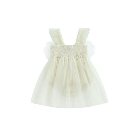 Wassery Baby Girls Romper Dress 6M 12M 18M 24M Infant Girls Summer Sling Dress Fly Sleeve Butterfly Tulle Princess Dress Casual Jumpsuit Dress for 0-24 Months
Wassery Baby Girls Romper Dress 6M 12M 18M 24M Infant Girls Summer Sling Dress Fly Sleeve Butterfly Tulle Princess Dress Casual Jumpsuit Dress for 0-24 Months