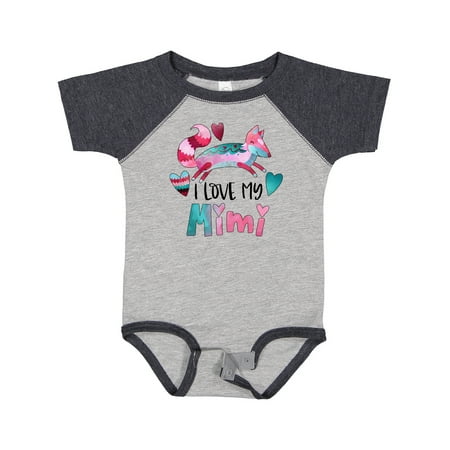 Inktastic I Love My Mimi Pink and Blue Fox with Hearts Gift Baby Boy or Baby Girl Bodysuit
Inktastic I Love My Mimi Pink and Blue Fox with Hearts Gift Baby Boy or Baby Girl Bodysuit