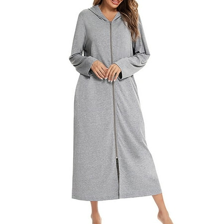 JNGSA Long Sleeve Nightgowns For Women Lounge Sets For Women Women s Casual Winter Leng Bathrobe Solid Home Clothes Hood Long Sleeve Dress Clearance
JNGSA Long Sleeve Nightgowns For Women Lounge Sets For Women Women s Casual Winter Leng Bathrobe Solid Home Clothes Hood Long Sleeve Dress Clearance