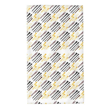 Home Towels Tools Acoustics Musician Absorbent Hanging Hand Towel Small Bath Towel Decorative Kitchen Dish Guest Towel For Spa Gym Hote27.5x16in