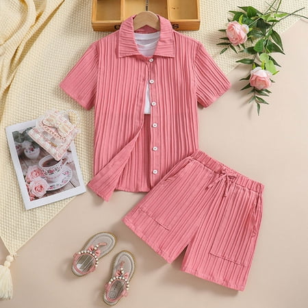 Ovbmpzd Baby Pjs Boy Clearance $5.00 Pink Lapel Collar Solid Buttons Tops and Shorts Outfit Set Boys 11-12 Years
Ovbmpzd Baby Pjs Boy Clearance $5.00 Pink Lapel Collar Solid Buttons Tops and Shorts Outfit Set Boys 11-12 Years