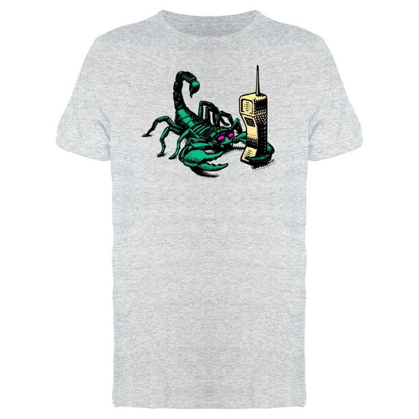 Cool Comic Scorpion Phone Tee Men's -Image by Shutterstock