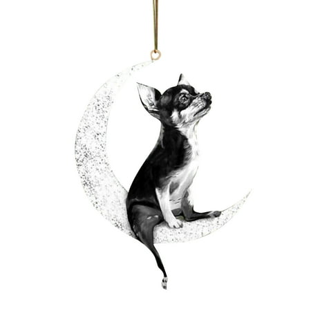 Heiheiup On Dog Christmas Pendant Moon Creative Decoration The Sitting Stain Glass Hummingbird Window Hanging
Heiheiup On Dog Christmas Pendant Moon Creative Decoration The Sitting Stain Glass Hummingbird Window Hanging