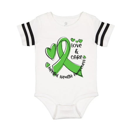 Inktastic Love and Care Mental Health Awareness Green Ribbon Gift Baby Boy or Baby Girl Bodysuit
Inktastic Love and Care Mental Health Awareness Green Ribbon Gift Baby Boy or Baby Girl Bodysuit