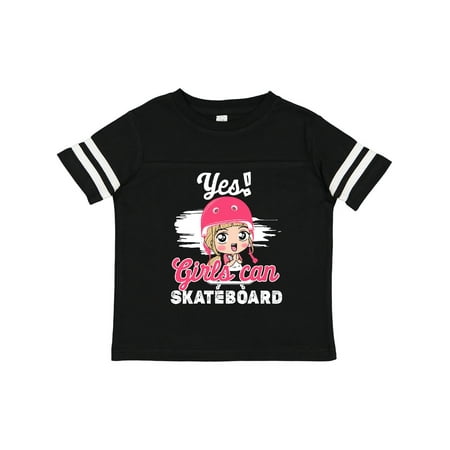 Inktastic Skateboarding Cute Girls Gift Toddler Toddler Girl T-Shirt
