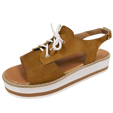 iOPQO Women s sandals Ladies Fashion Solid Color Suede Casual Large Size Fish Mouth Front Strap Platform Sandals Solid Color Suede Large Brown 39
iOPQO Women s sandals Ladies Fashion Solid Color Suede Casual Large Size Fish Mouth Front Strap Platform Sandals Solid Color Suede Large Brown 39