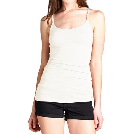 Ola Mari Women s Junior and Plus Size Adjustable Spaghetti Strap Solid Camisole Tank Top Cream Small
Ola Mari Women s Junior and Plus Size Adjustable Spaghetti Strap Solid Camisole Tank Top Cream Small