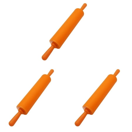 Silicone Rolling Pin Dough Roller For Pizza Cookie With Wooden Handle Nonstick Rolling Pins For Baking Non Stick Dough Cookie Pizza Roller Baking Tool Adjustable Rolling Pin with Thickness Rings
Silicone Rolling Pin Dough Roller For Pizza Cookie With Wooden Handle Nonstick Rolling Pins For Baking Non Stick Dough Cookie Pizza Roller Baking Tool Adjustable Rolling Pin with Thickness Rings