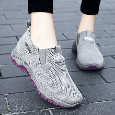 Quealent Winter Shoes For Women Women s Walking Shoes Lightweight Casual Slip On Fashion Sneakers Gray 8
Quealent Winter Shoes For Women Women s Walking Shoes Lightweight Casual Slip On Fashion Sneakers Gray 8