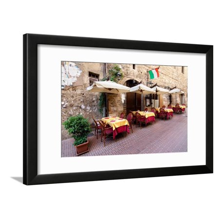 Siena - Picturesque Nook of Tuscany Framed Print Wall Art By Petr Jilek