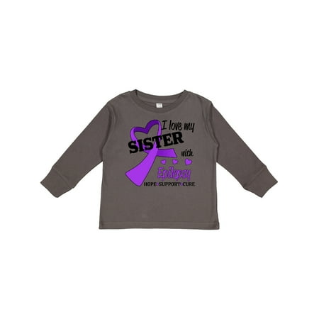 Inktastic I Love My Sister with Epilepsy Hope Support Cure Gift Toddler Boy or Toddler Girl Long Sleeve T-Shirt
Inktastic I Love My Sister with Epilepsy Hope Support Cure Gift Toddler Boy or Toddler Girl Long Sleeve T-Shirt