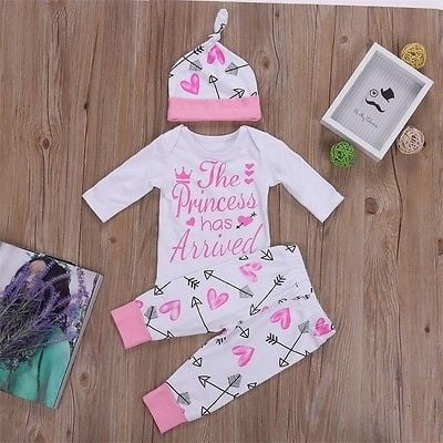 4PCS Newborn Infant Baby Girl Outfits Clothes Set Romper Bodysuit+Pants Leggings Set 0-24M
4PCS Newborn Infant Baby Girl Outfits Clothes Set Romper Bodysuit+Pants Leggings Set 0-24M