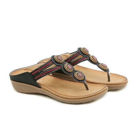 DAFENGEA Women s Comfortable Walking Thong Sandals Bohemian Casual Flip Flops with Arch Support for Plantar Fasciitis Flat Feet Outdoor Retro Summer Beach Shoes Ladies Slides
DAFENGEA Women s Comfortable Walking Thong Sandals Bohemian Casual Flip Flops with Arch Support for Plantar Fasciitis Flat Feet Outdoor Retro Summer Beach Shoes Ladies Slides