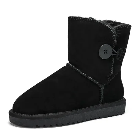Women‘s Snow Boots Button Fleece Warm Solid Round Toe Mid Top Boots Women‘s Footwear
Women‘s Snow Boots Button Fleece Warm Solid Round Toe Mid Top Boots Women‘s Footwear