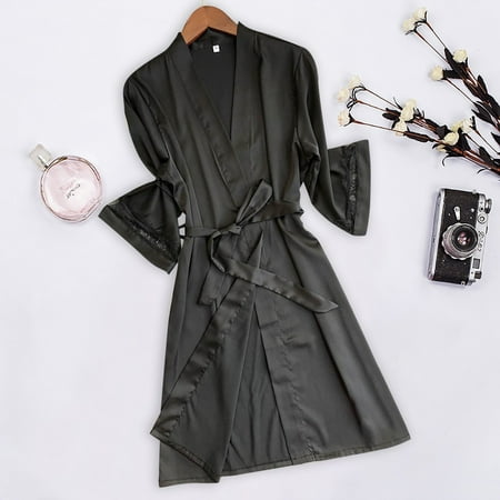 Zedker Bath Robes Female Terry Cloth Robes For Women Satin Silk Pajamas Women Nightdress Lingerie Robes Underwear Sleepwear Sexy Clearance
Zedker Bath Robes Female Terry Cloth Robes For Women Satin Silk Pajamas Women Nightdress Lingerie Robes Underwear Sleepwear Sexy Clearance