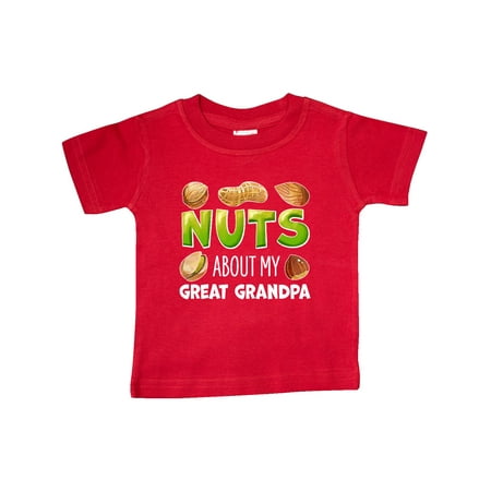 Inktastic Nuts About My Great Grandpa Peanut Almond Pistachio Gift Baby Boy or Baby Girl T-Shirt
Inktastic Nuts About My Great Grandpa Peanut Almond Pistachio Gift Baby Boy or Baby Girl T-Shirt