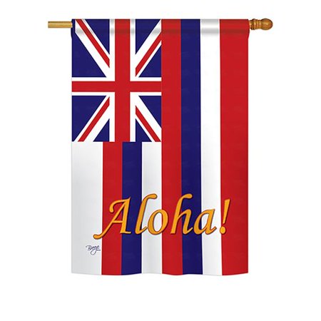 Breeze Decor US State 2-Sided Vertical Flag