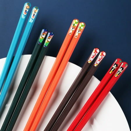 YX STORE 5 Pair/Set Chopsticks Reusable Decorative Heat Resistant Japanese Style Food Chopsticks Household Supplies
YX STORE 5 Pair/Set Chopsticks Reusable Decorative Heat Resistant Japanese Style Food Chopsticks Household Supplies
