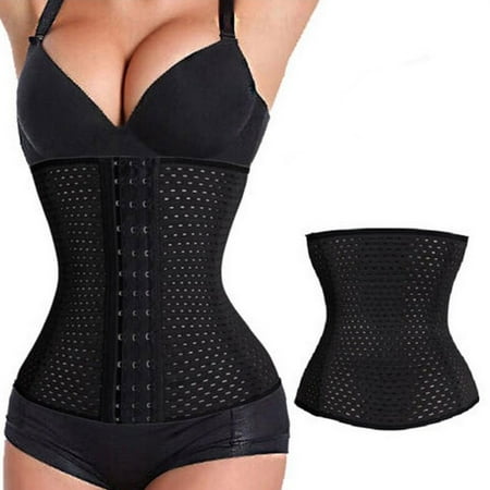 JUNTEX Womens Waist Cincher Corset Body Shaper with Adjustable Hooks Steel Boned Seamless Tummy Control Slimming Belt Sport Workout Mesh Underwear
JUNTEX Womens Waist Cincher Corset Body Shaper with Adjustable Hooks Steel Boned Seamless Tummy Control Slimming Belt Sport Workout Mesh Underwear