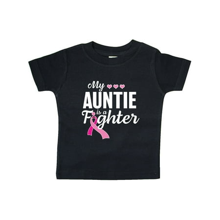 Inktastic Breast Cancer Awareness My Auntie is a Fighter Gift Baby Boy or Baby Girl T-Shirt 
Inktastic Breast Cancer Awareness My Auntie is a Fighter Gift Baby Boy or Baby Girl T-Shirt