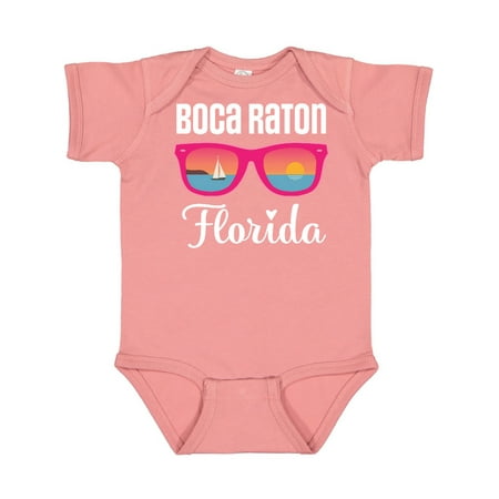 Inktastic Boca Raton Florida Vacation Gift Baby Girl Bodysuit
