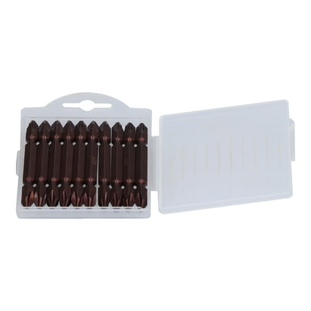 Double Ended Screwdriver Bits PH2 Head 10Pcs Bit Set For Air Drills For Electric Screwdrivers
Double Ended Screwdriver Bits PH2 Head 10Pcs Bit Set For Air Drills For Electric Screwdrivers