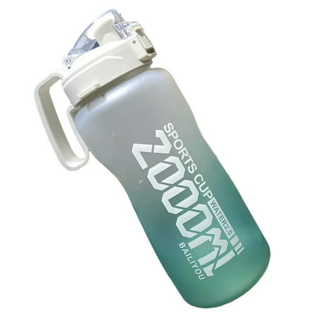 Sports Water Half Gallon/68Oz with Straw Outdoor Travel Climbing Bicycle Water Bottles Gym Space Cups Green
Sports Water Half Gallon/68Oz with Straw Outdoor Travel Climbing Bicycle Water Bottles Gym Space Cups Green