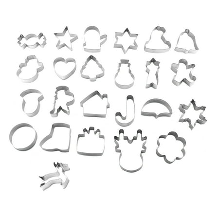 LC LICTOP 24Pcs(1Set) Cookie Cutter Stainless Steel Christmas Mould for DIY Baking Cake and Biscuits
LC LICTOP 24Pcs(1Set) Cookie Cutter Stainless Steel Christmas Mould for DIY Baking Cake and Biscuits