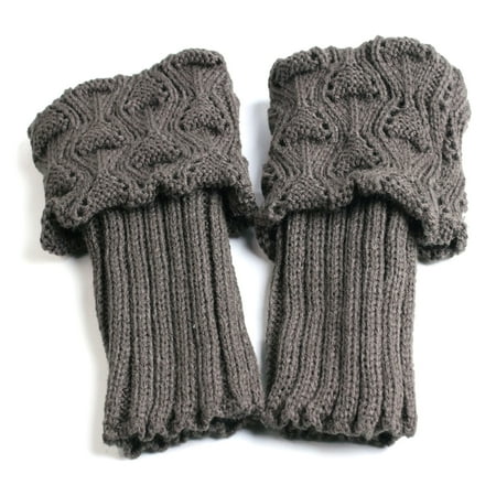 AOKID Cuffs Socks Dark Gray 1 Pair Winter Women Cuffed Crochet Boot Cuffs Socks Knit Toppers Elastic Leg Warmers
AOKID Cuffs Socks Dark Gray 1 Pair Winter Women Cuffed Crochet Boot Cuffs Socks Knit Toppers Elastic Leg Warmers