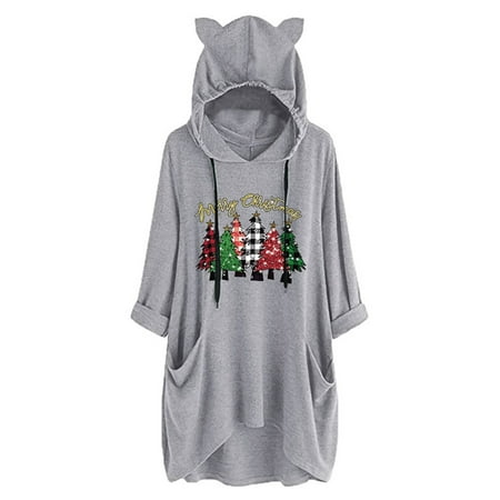 jsaierl Hoodies for Women Oversized Cat Ear Graphic Sweatshirt Long Sleeve Loose Fit Casual Long Hooded Sweatshirt for Teen Girls
jsaierl Hoodies for Women Oversized Cat Ear Graphic Sweatshirt Long Sleeve Loose Fit Casual Long Hooded Sweatshirt for Teen Girls