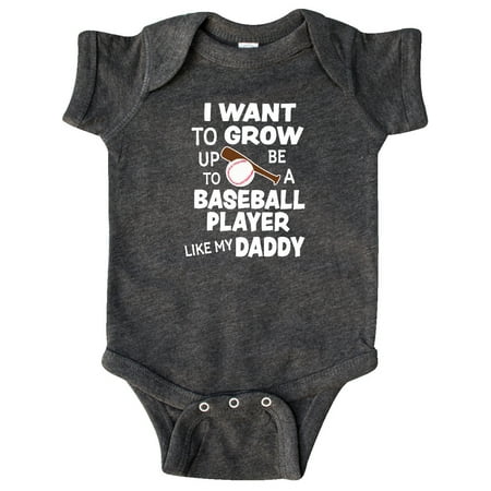 Inktastic I Want to Grow Up to Be a Baseball Player Like My Daddy Gift Baby Boy or Baby Girl Bodysuit
Inktastic I Want to Grow Up to Be a Baseball Player Like My Daddy Gift Baby Boy or Baby Girl Bodysuit