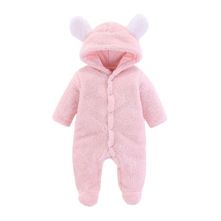 Footed Boys Hooded Baby Rabbit Ears Jumpsuit Fleece Girls Romper Coat Girls Coat&jacket
Footed Boys Hooded Baby Rabbit Ears Jumpsuit Fleece Girls Romper Coat Girls Coat&jacket