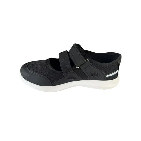 SIMANLAN Women s Mary Jane Sneakers Athletic Sports Casual Shoes Black 9