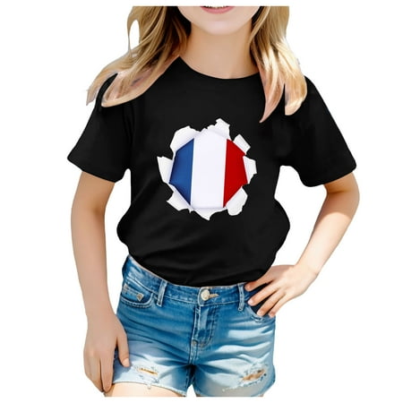 Toddler Baby Girls Summer T-Shirt Girls Cute Graphic Print Round Neck Short Sleeve Tee Summer Casual T Shirt 4-5 Years
Toddler Baby Girls Summer T-Shirt Girls Cute Graphic Print Round Neck Short Sleeve Tee Summer Casual T Shirt 4-5 Years
